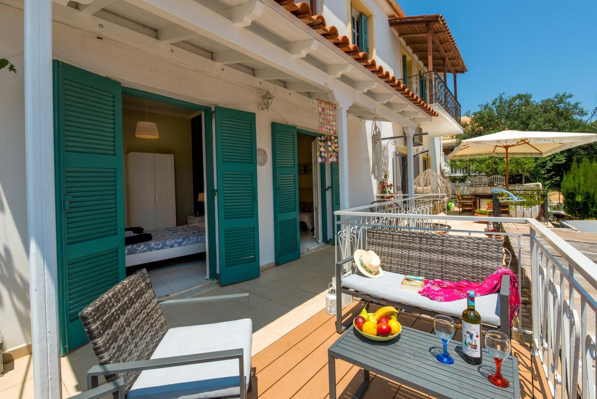 Paola'S Full Sea View House Apartment Gaios Ngoại thất bức ảnh